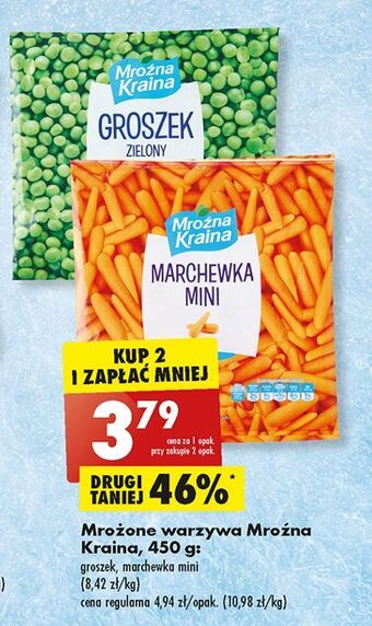 Biedronka Groszek zielony mroźna kraina oferta