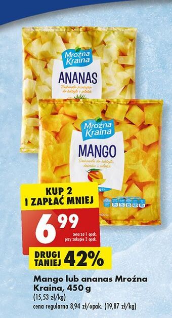 Biedronka Ananas mroźna kraina oferta
