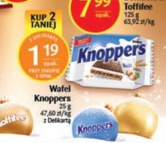 Delikatesy Centrum Wafel Knoppers 25g oferta