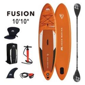 Decathlon Deska sup aqua marina fusion + siedzisko sup + wiosło dual-tech oferta