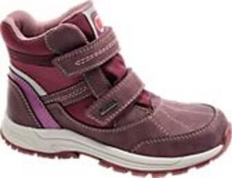 Deichmann Bordowe kozaki dziewczęce zapinane na rzepy oferta