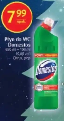 Delikatesy Centrum Domestos Płyn do WC 650ml + 100ml Citrus, pine oferta