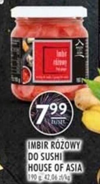 Stokrotka House of Asia Imbir różowy do sushi, 190g oferta