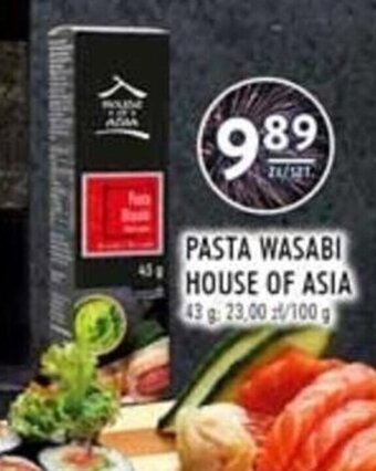 Stokrotka House of Asia Pasta wasabi 43g oferta