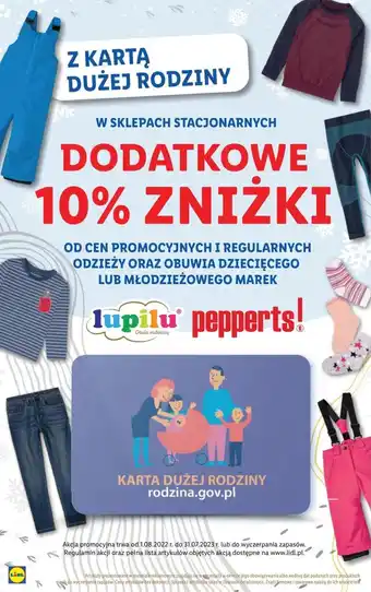 Lidl Dodatkowe 10% Zniżki oferta