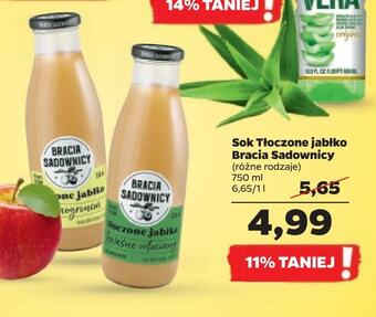 Netto Sok tłoczone jabłko bracia sadownicy oferta