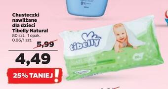 Netto Chusteczki nawilżane dla dzieci tibelly natural oferta