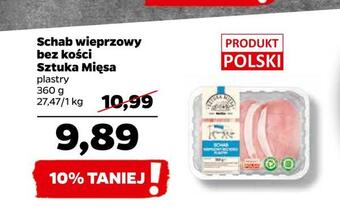 Netto Schab wieprzowy bez kości sztuka mięsa oferta