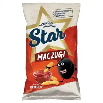 Kaufland Star maczugi chrupki kukurydziane o smaku ketchup 80 g oferta