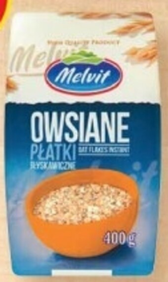 Delikatesy Centrum Płatki owsiane melvit oferta