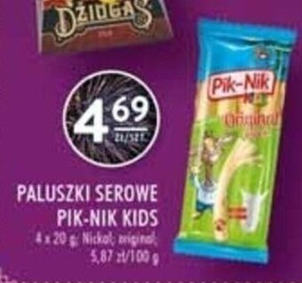 Stokrotka Nickal paluszki serowe pik-nik kids 4x20g oferta