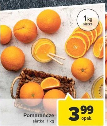Carrefour Pomarańcze siatka, 1kg oferta
