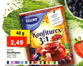 Lidl Konfiturex Gellwe 40g oferta