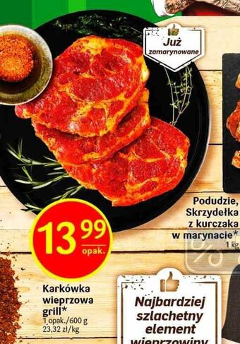 Delikatesy Centrum Karkówka wieprzowa na grill 1kg oferta