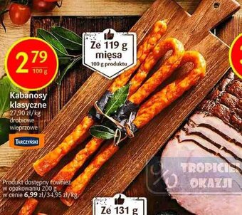 Delikatesy Centrum Kabanosy klasyczne 100g oferta