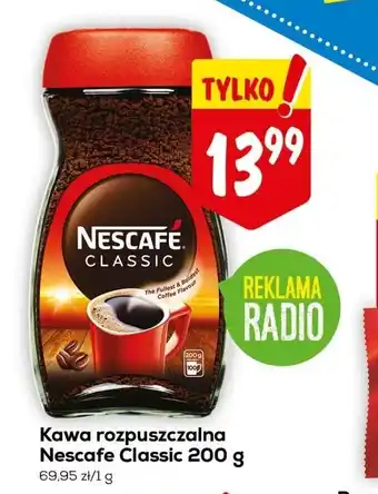 Lewiatan Kawa rozpuszczalna Nescafé Classic 200g oferta