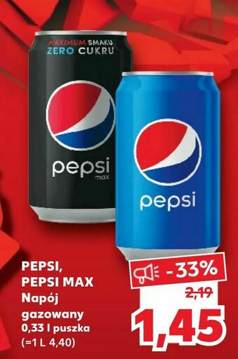 Kaufland PEPSI, PEPSI MAX Napój gazowany oferta