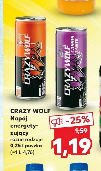 Kaufland CRAZY WOLF Napój energetyzujący oferta