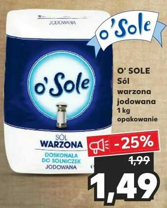 Kaufland O' SOLE Sól warzona jodowana oferta