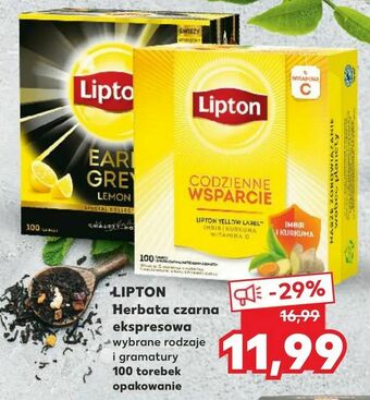 Kaufland LIPTON Herbata czarna ekspresowa oferta
