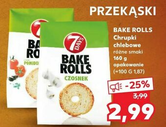 Kaufland BAKE ROLLS Chrupki chlebowe oferta