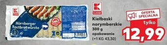 Kaufland Kiełbaski norymberskie oferta