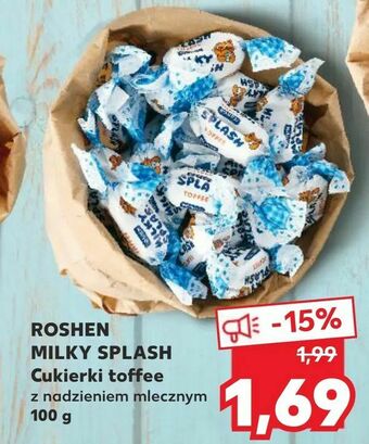 ROSHEN MILKY SPLASH Cukierki toffee