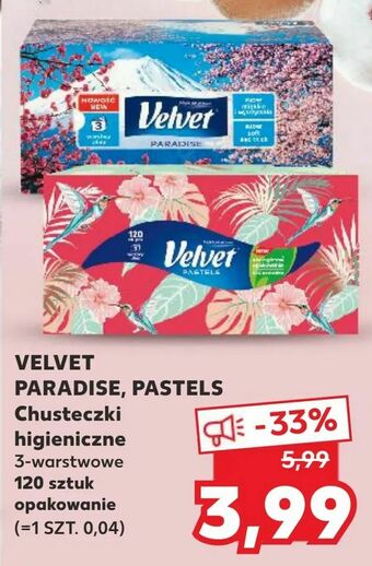Kaufland VELVET PARADISE, PASTELS Chusteczki higieniczne oferta