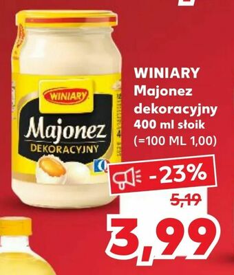 Kaufland WINIARY Majonez dekoracyjny oferta