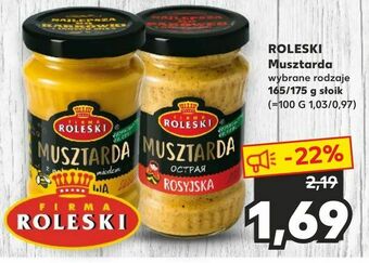 Kaufland ROLESKI Musztarda oferta