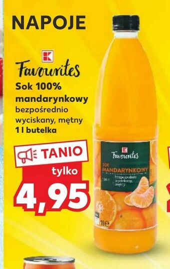 Kaufland Sok 100% mandarynkowy oferta