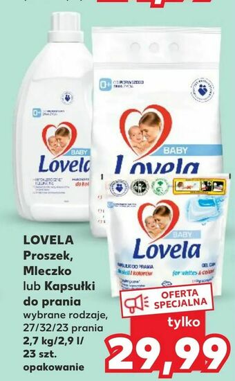 LOVELA Proszek, Mleczko lub Kapsułki do prania