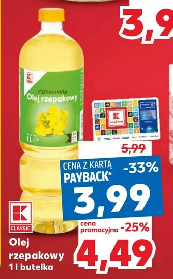 Kaufland Olej rzepakowy oferta