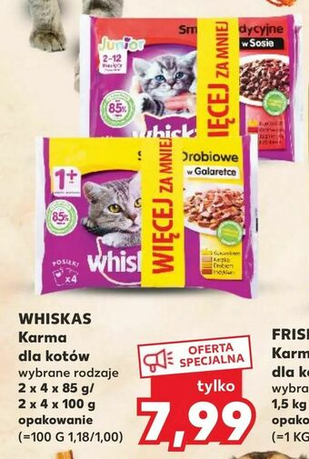 Kaufland WHISKAS Karma dla kotów oferta