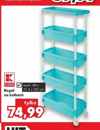 Kaufland Regał na kółkach oferta