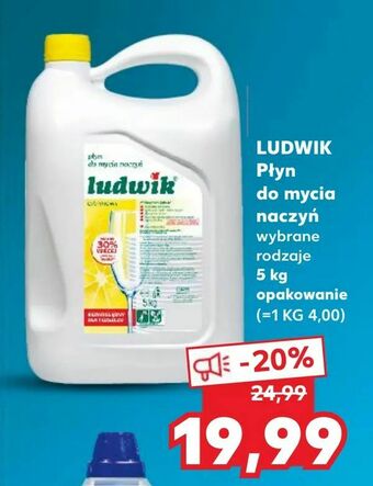 Kaufland LUDWIK Płyn do mycia naczyń oferta