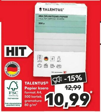 Kaufland TALENTUS ® Papier ksero oferta