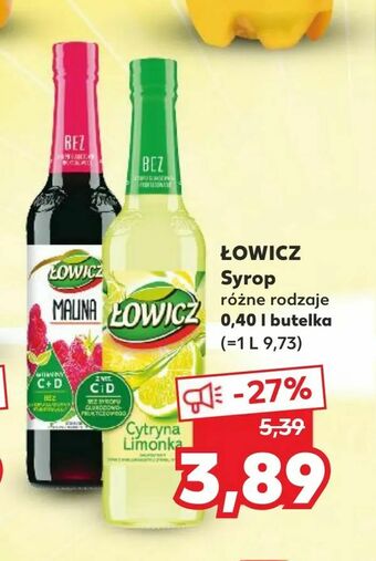 Kaufland ŁOWICZ Syrop oferta