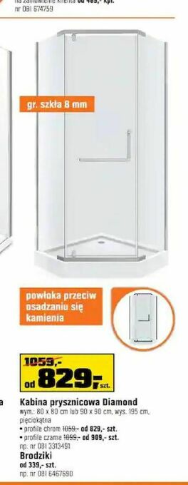 Kabina prysznicowa diamond