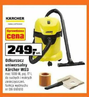 OBI Odkurzacz uniwersalny kärcher wd3 oferta