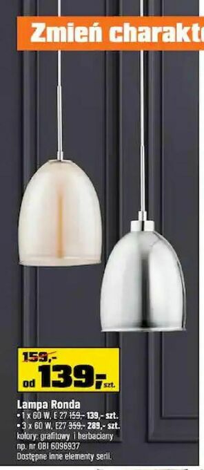 OBI Lampa ronda oferta