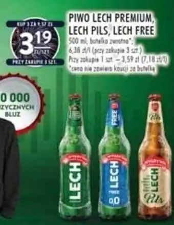 Stokrotka Lech Premium, Pils, Free 500ml oferta