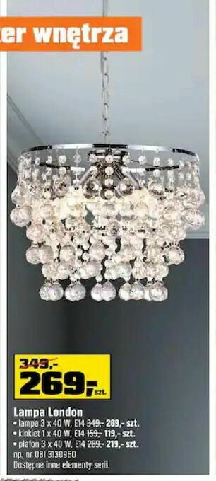 OBI Lampa london oferta