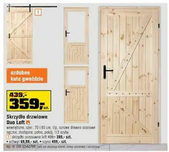 OBI Skrzydło drzwiowe Duo Loft oferta