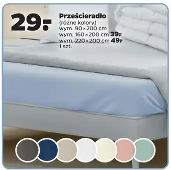 Netto Prześcieradło 160 x 200 cm oferta