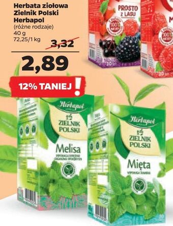 Netto Herbatka melisa herbapol zielnik polski oferta