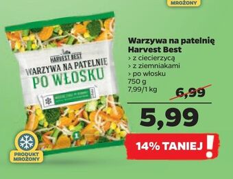 Netto Warzywa na patelnię po włosku harvest best oferta