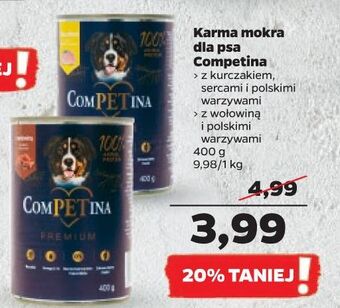 Netto Karma dla psa wołowina competina oferta