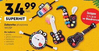 Biedronka Zabawka pluszowa wośp cymbałki oferta
