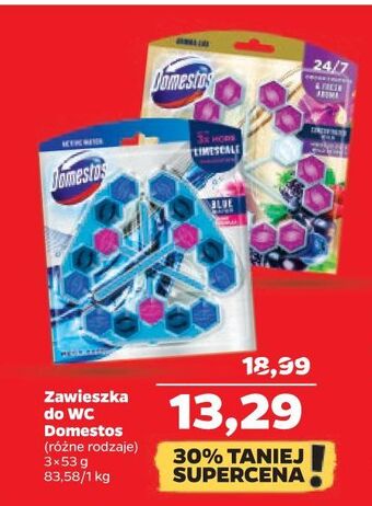 Netto Kostka do wc hibiscus oil & wild berries domestos aroma lux oferta